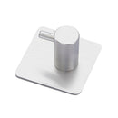 Single Wall Mounted Coat Cloth Robe Hat Hook Rack Holder Stainless Hanger