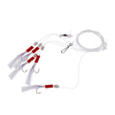 5 Pieces/Pack New Sabiki Soft Fishing Lure Rigs Bait Jigs Lure Soft Lure Worn String Crystal 4/0