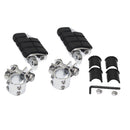 Motorcycle Dually Foot Pegs with Stirrups Male Mount for Harley & Cruiser