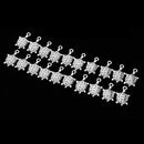 20 Pieces Pack Metal Animal Turtle Pendant Beads for Necklace Earring Dangle Findings Supplies Craft