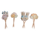 Pack fof 24 Lovely Bunny Rabbit Egg Cupcake Topper Easter Food Sticks Home Party Supplier