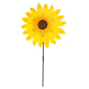 36cm DIY Sunflower Windmill Pinwheel Kids Outdoor Camping Beach Toy Home Garden Yard Decor Yellow