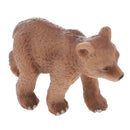 Realistic Little Brown Bear Wild Animal Figurine Model Action Figure Kid Toy