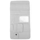 Car Sun Visor Organizer Pocket Storage Pouch PU Suspended Multifunctional Storage Visor Pocket Organizer For Auto Vehicle Truck Grey
