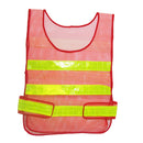 Adjustable Safety High Visibility Safety Vest, High Visibility Safety Vest With Reflective Strips -Red