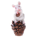 Finest Miniature Resin Mouse Sculpture for Yard Garden Lawn Home Office Desk Decoration Ornament