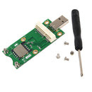 Mini PCI-E to USB Adapter Card With SIM Memory card Slot for 4G/3G modules