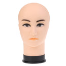 1 Piece Skin Color Male Head Model Wig Hair Hat Glasses Headscalf Scalf Display Stand Mannequin