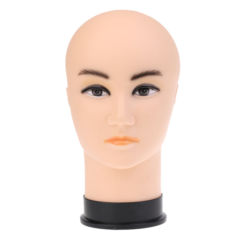 1 Piece Skin Color Male Head Model Wig Hair Hat Glasses Headscalf Scalf Display Stand Mannequin