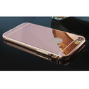 Luxury Ultra-thin Mirror Case Skin for iPhone 6s Plus Rose Gold Color