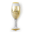 39'' Large Wine Glass Cheers Foil Balloon Wedding Xmas Birthday Decor Prop