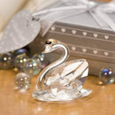 Romantic Crystal Swan Figurine Baby Shower Gift Favor Home Decor