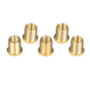5pcs Aluminum Alloy Car Gear Shift Knob Thread Nuts Insert Adapter Set M10x1.25