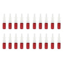20 Pieces Empty Refillable Plastic Nasal Spray Bottles Fine Mist Nose Vials