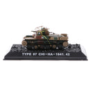 1:72 Diecast Type 97 Chi-Ha - Japan 1941 - Model Army Armored Car Vehicle Toys Collectibles Playset Gifts