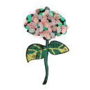 1 Piece Flower Sequin Rhinestone Patch Embroidery Sew on Appliques Garment Decoration
