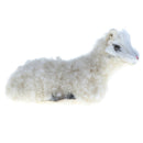 Realistic Cute Faux Fur Animal Model Figures DIY Home Decor Crafts Collection Toy - Lying Sheep