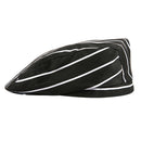 Men Women Fashionable Chef Hats Restaurant Work Wear Cafe Bar Waiter Waitress Beret Cap White Stripe Charms