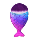 Fashion Mermaid Glitter Makeup Powder Blush Foundation Contour Cosmetic Brush Tool Untra Dense Soft Hair