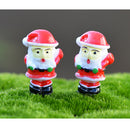 10 Piece Micro Landscape Mini Resin Bonsai Fairy Garden Decor Santa Clause