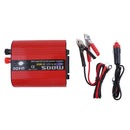 Car 500W Power Inverter DC 24V To AC 220V Sine Wave Dual USB Converter,red