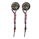 2x LED Bulbs Wire Adapters Sockets for 1157 2357 Turn Brake Signal Lights