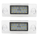 Pair Canbus Error Free 18 LED License Number Plate Light Lamp for Audi A4 S4 B5 1998-2001