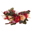 Bridal Wedding Colorful Flower Cluster Hair Band Garland Beach Headpiece