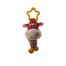 Tinkle Baby Hanging Rattles Puppet Handbells Stroller Toys Cow