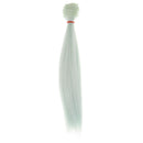 Doll DIY Straight Hair 25cm x100cm - For Arts and Crafts Doll Making Supplies -White