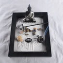 Mini Zen Garden Sand Kit Incenser Burner Spiritual Yoga Meditation Ornament