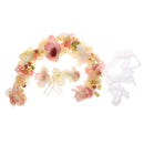 Wedding Bridal Beautiful Floral Flower Headband Hair Clip Handmade Headpiece