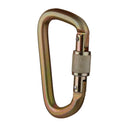 40KN D Carabiner Screw Locking for Rock Climbing Moutaineering