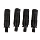 4 Pieces Aluminum Alloy Quick Release Adapter Connector Carp Fishing Rod Bite Alarm Rod Holder Connector Carp Fishing Accessory