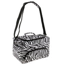 New Large Hair Tools Bag Zebra Design Hairdressing Salon Tools Carry Case for Hair Styling Equipments Storage