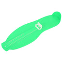 Men Women Plastic Foot Measuring Tool Shoe Gauge Ruler Fitting Device Green 33.8x10.9x3.6cm
