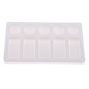 10 Grids Rectangle Art Watercolor Acrylic Painting Plastic Palette Paint Tray Plate