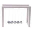 Newton's Cradle Geometry Balance Ball Physics Science Gadget Executive Gift Desktop Toy Â–White