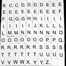 100pcs White Wooden Alphabet Tile Set Crafts Embellishments Blocks Cube for Scrapbooking