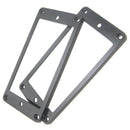 2 Pieces Plastic Humbucker Pickup Mounting Ring Frame for Electric Guitar Accessory Black