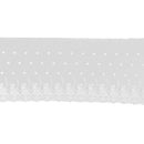 White Gauze Lace Trim Floral Embroidered Tulle Fringe Venise Lace Home Texile DIY, 35m/38y