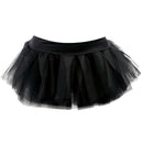 Fashionable Women Girls Ladies Fit Layered Skirt PartyWear Birthday Clothing Accessory Black
