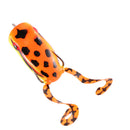 55 mm 2-Steel Hooks Orange Frog Topwater Fishing Lure Bait Crankbait for Salmon