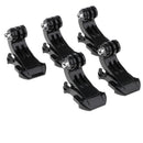 5 Pieces J-Hook Buckle Mount Quick Release Mount Base For GoPro Camera