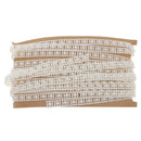 5M Pearl Beads Cotton Line Chain For DIY Craft Wedding Decor Beige