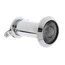 Adjustable 200Â° Wide Angle Peephole Door Viewer Peep Sight Hole Home Security Chrome Color