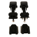 1 Pair Hood Lock Latch Bracket Buckle Hold Down Black for Jeep TJ 1997-2007