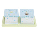 Cute Blue Resin Baby Memory Box My First Tooth & Curl Keepsake Birthday Gift