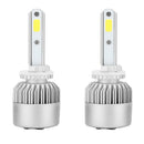 Car 880/881/H27 LED Headlight Conversion Lamp 6000K Cool White 72W 7200LM