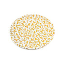 Gold Embossed Round Drink Cup Mat Leather Coasters for Wedding Party Gift